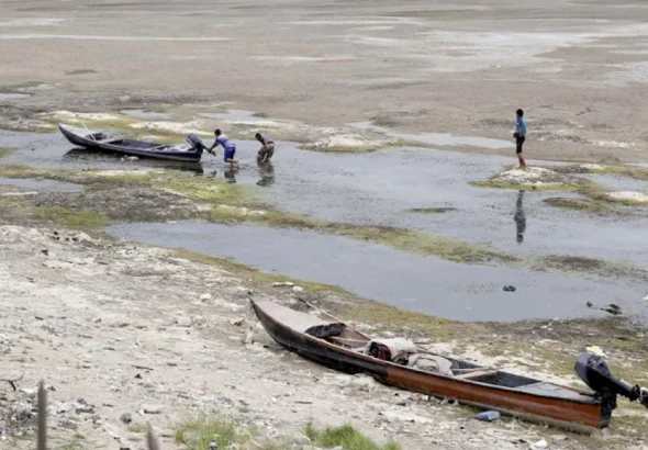 The Euphrates River, the lifeline of Syria and Iraq, is drying up due to Turkey's actions. File photo.