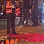 The body of a young Palestinian lies on the ground near the city of Ramallah in the occupied West Bank on September 22, 2021. File photo by the Palestine Information Center.