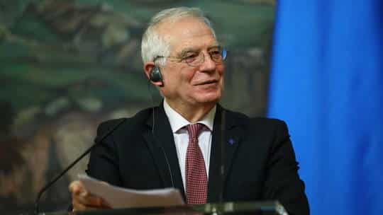 EU High Representative for Foreign Affairs Josep Borrell. Photo: Russian Foreign Ministry/Handout/Anadolu Agency via Getty Images.