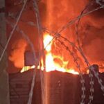 The image is grabbed from footage circulating in media shows the aftermath of what was reported to be an attack on an Iranian convoy of fuel tankers bound for Lebanon on the Iraqi-Syrian border. Photo:PressTV