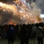 Right-wing coup plotters and left-wing supporters of the Bolivian government clash in La Guardia municipality, Santa Cruz department, Bolivia, on November 1. Photo: Página Siete.