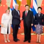 Cuban President Miguel Díaz-Canel and Chinese President Xi Jinping and their wives pose for photos during the Cuban leader's recent visit to China. Photo: Foreign Ministry of the People's Republic of China.