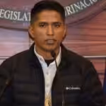 President of the Bolivian Senate, Andrónico Rodríguez. Photo: File.