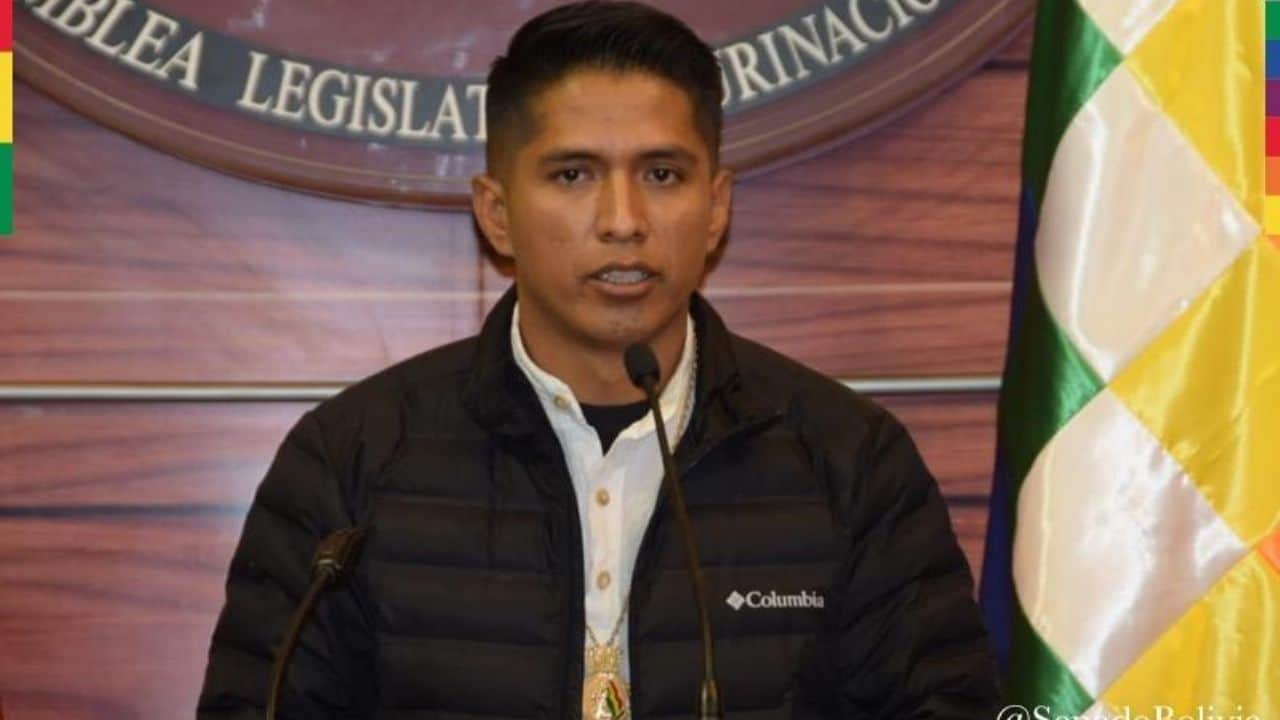 President of the Bolivian Senate, Andrónico Rodríguez. Photo: File.