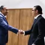 Tareck El Aissami and Javier La Rosa. Photo: File.