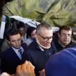 Former Ecuadorean Vice President Jorge Glas and lawfare victim at the moment of his release from prison. Photo: Daniel Molineros/API.