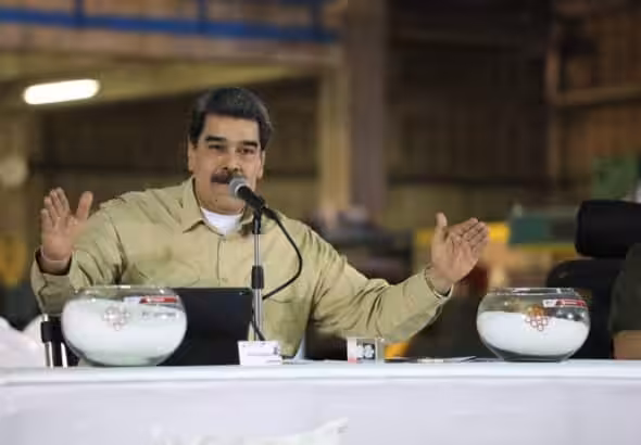 President Maduro at a Workers' Productive Councils event in Zulia. Photo: Presidential Press.