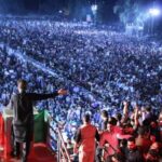Imran Khan addresses a rally in Pakistan in October 2022. Photo: Multipolarista. 