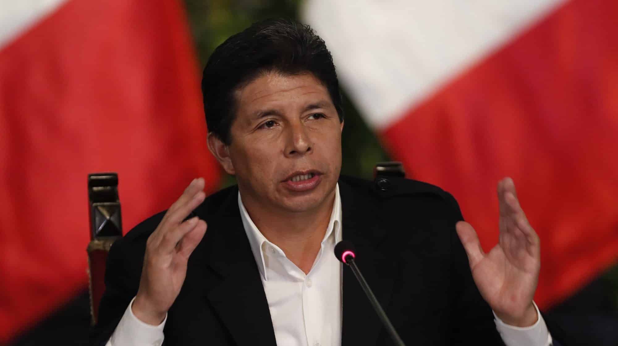 President of Peru, Pedro Castillo. File photo.