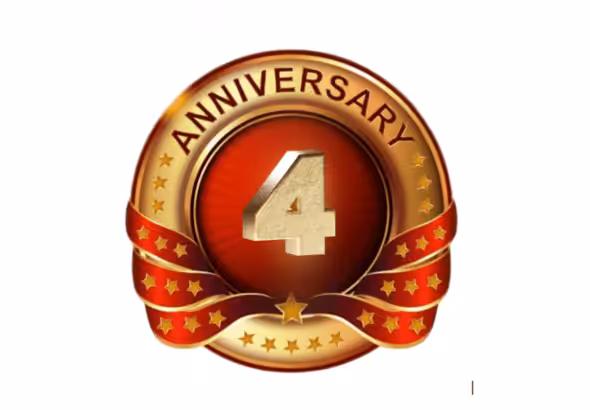 Orinoco Tribune fourth anniversary emblem. Photo: Orinoco Tribune.