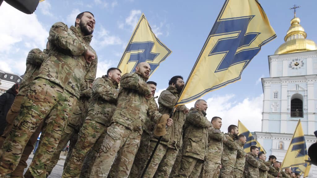 Azov Battalion. Photo: Getty Images/STR.