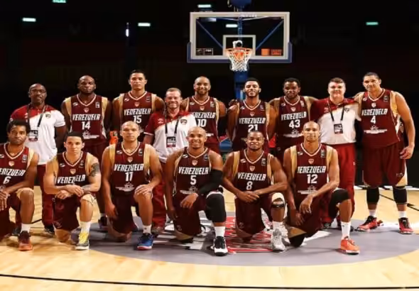 Featured Image: Venezuelan men's national basketball team. File photo. 