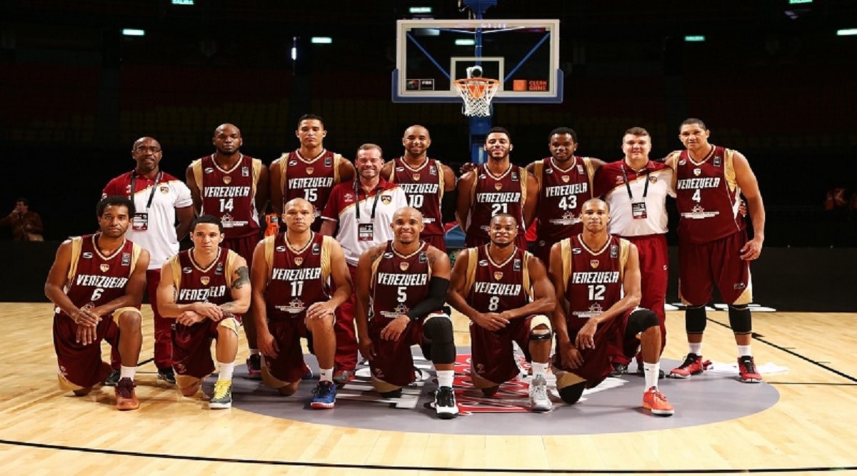 Featured Image: Venezuelan men's national basketball team. File photo. 