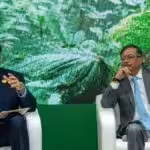 Presidents Maduro of Venezuela and Petro of Colombia speak at COP27 in Egypt. Photo: Presidential Press (Colombia). 