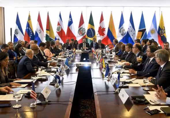 Meeting of the now defunct Lima Group. File photo.