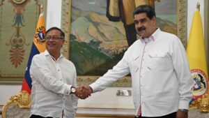 Colombian President Petro and Venezuelan President Maduro. Photo: Presidency of Venezuela.