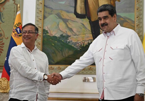 Colombian President Petro and Venezuelan President Maduro. Photo: Presidency of Venezuela.