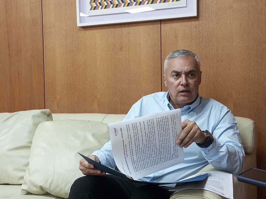 Venezuelan Minister of Tourism Ali Padrón. Photo: Prensa Latina.