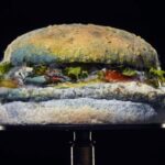 Decomposed hamburger, similar to the one consumed by many prisoners in the US. File Photo.