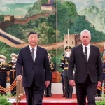Chinese President Xi Jinping (left) and Cuban President Miguel Díaz-Canel (right). Photo: Xinhua