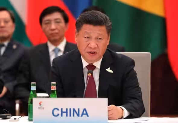 Xi Jinping at a BRICS leaders meeting in 2017. Photo: Wikimedia Commons.