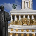 Monument to V. I. Lenin at pavilion No. 1 (“Central”) at VDNKh in Moscow. Photo: RIA Novosti/Alexei Filippov.
