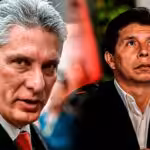 Cuban President Miguel Díaz-Canel (Left) and Peruvian President Pedro Castillo. Photo: La Republica (PE).