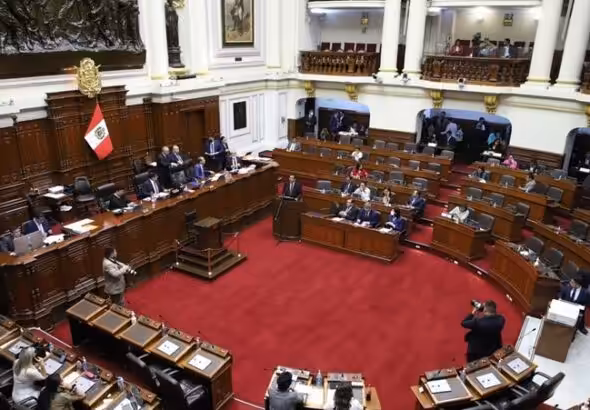 Peru's chamber of congress, Lima. Photo: File.