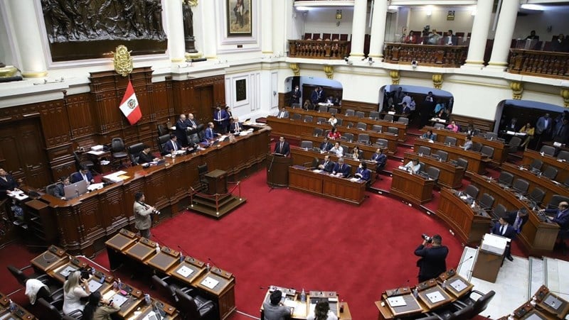 Peru's chamber of congress, Lima. Photo: File.