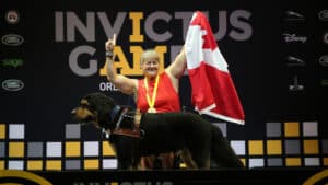Former Canadian Paralympian Christine Gauthier. Photo: Alex Menendez/AF.
