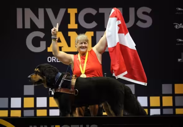Former Canadian Paralympian Christine Gauthier. Photo: Alex Menendez/AF.