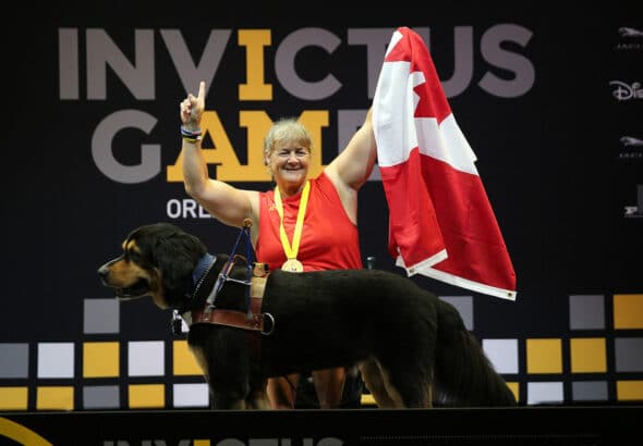 Former Canadian Paralympian Christine Gauthier. Photo: Alex Menendez/AF.