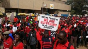 People protest in Accra at rising prices. photo: Stacey Knott.