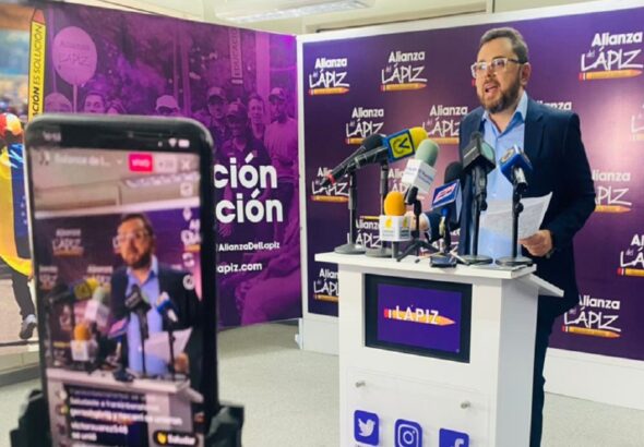 Antonio Ecarri, president of Venezuelan opposition party Pencil Alliance. Photo: Noticiero Digital.