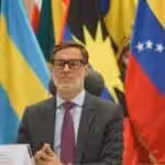 Ambassador Félix Plasencia during a CELAC summit, December 2021. Photo: Twitter/@EmbaVEChina/File photo.