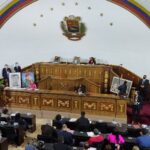 Venezuelan National Assembly floor during the voting of the Communal Economic System Reform Law, Caracas, December 1, 2022. Photo: Twitter/@Asamblea_Ven.