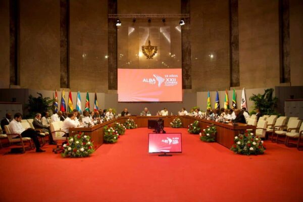 Plenary session of ALBA-TCP 18th Summit in Havana, Cuba. Photo: Últimas Noticias.