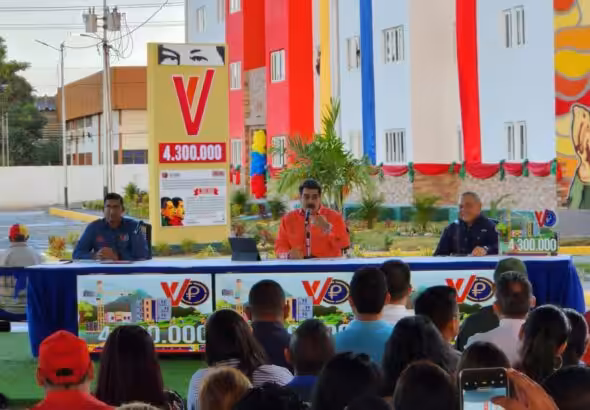 President Maduro gives a press conference. Photo: Últimas Noticias.