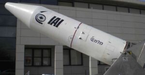 Israel's Shavit space launch vehicle, also used to launch Israeli-developed nuclear Jericho missiles. Photo: Australian Institute of International Affairs.