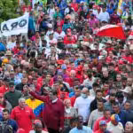 President Maduro marches with thousands of people to commemorate the Day of Love and Loyalty for Commander Hugo Chávez, in Caracas, December 8, 2022. Photo: Presidential Press