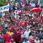 President Maduro marches with thousands of people to commemorate the Day of Love and Loyalty for Commander Hugo Chávez, in Caracas, December 8, 2022. Photo: Presidential Press