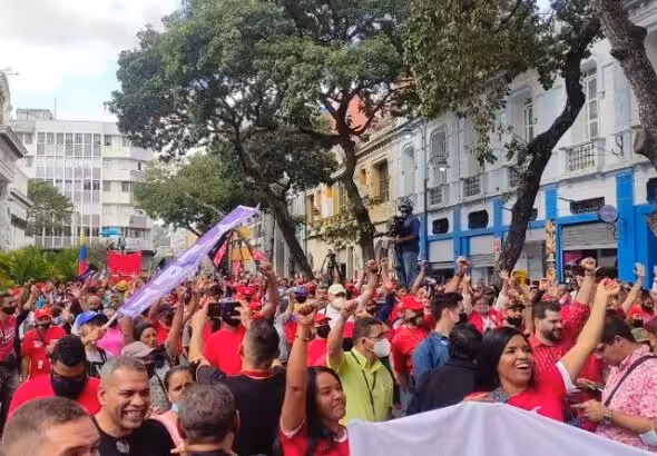 Mobilization in Caracas, December 16, 2022, to Free Alex Saab. Photo: VTV.