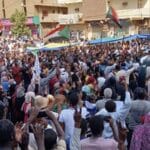 Uprising in Sudan, revolutionaries' rally. Photo: Sudanese Professionals Association