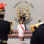The swearing in of Dina Boluarte. Photo: Presidencia Perú.