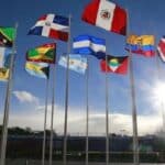 Flags of some of the CELAC countries. Photo: Twitter/ @Elpoliticonews.