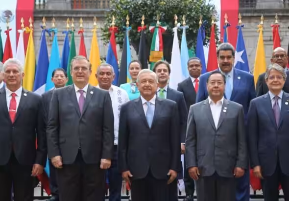 Group photo of the presidents attending the 6th CELAC summit held in Mexico City in 2021. Photo: Reuters/File photo.