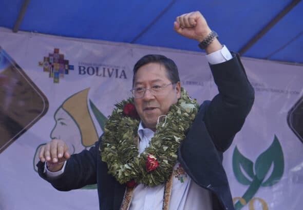 Bolivian President Luis Arce. Photo: EFE.