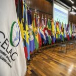 Flags of CELAC and all member countries of the community. File photo.