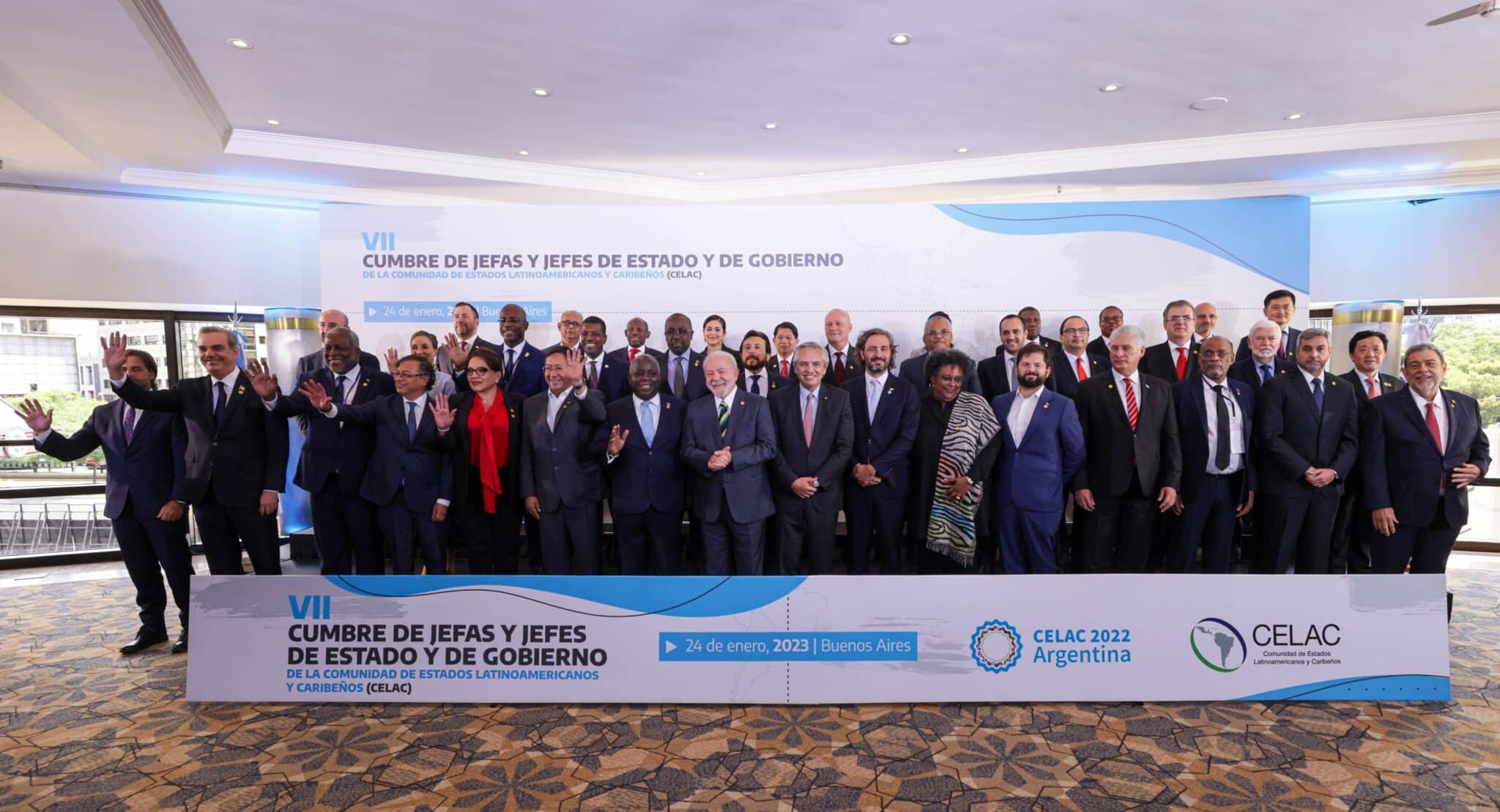 The VII Summit of the Heads of State of Community of Latin American and Caribbean States (CELAC). Photo: Twitter/@Portavoz_Ar.
