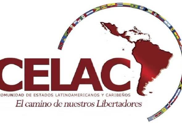 Symbol of the Community of Latin American and Caribbean States (CELAC). File photo.